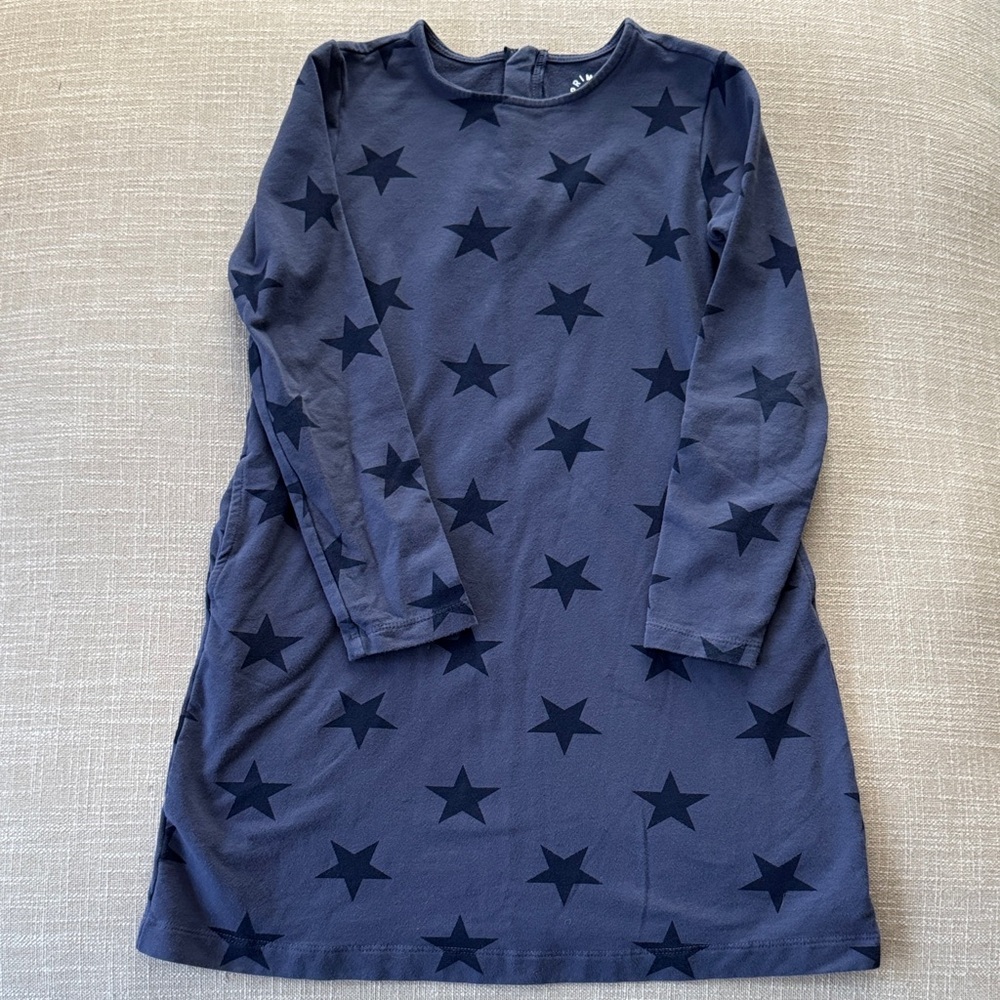 Primary Navy Blue Star Dress